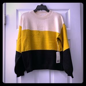 Dreamers color block sweater